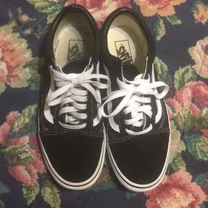 Black and White Old Skool Vans